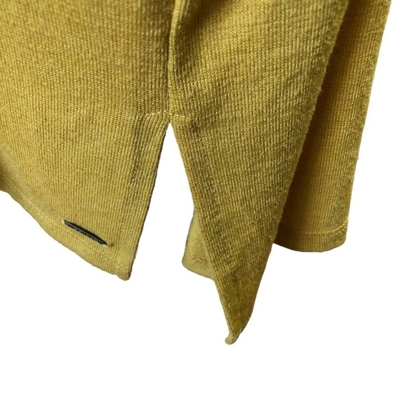 Orvis Cap Sleeve Knit Popover Top Women XXL Gold Vneck - Picture 4 of 10